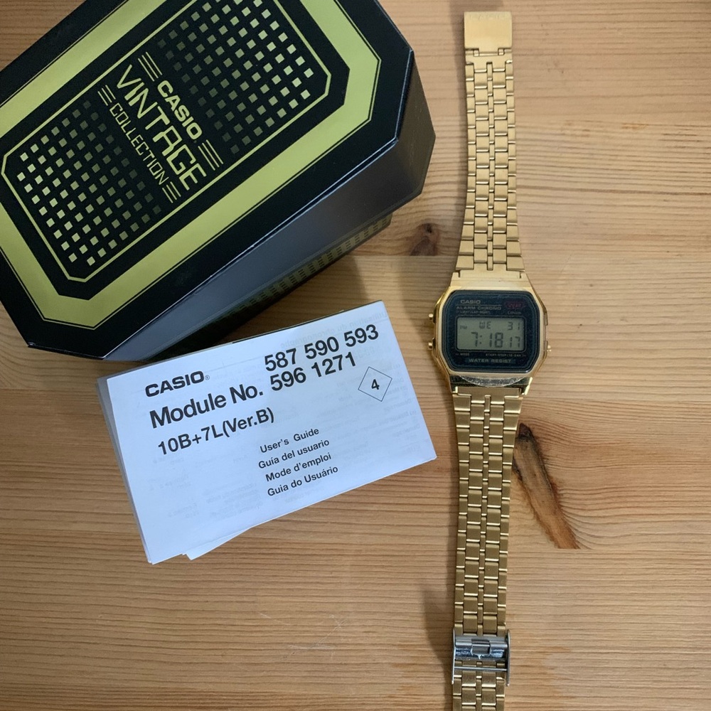 “Vintage Collection” Casio Watch model A159WGEA-1